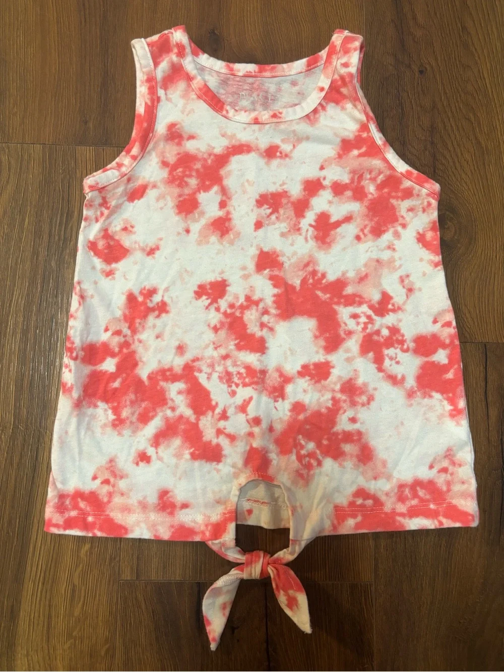 The Children's Place Sleeveless Tank Top - Red Tie Dye 5/6